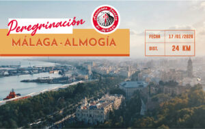 Salida Málaga - Almogía Asociación Jacobea de Málaga.