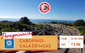 DIA DEL PATRÓN SENDA LITORAL – CABOPINO / LA CALA DE MIJAS. Asciacion Jacobea de Malaga
